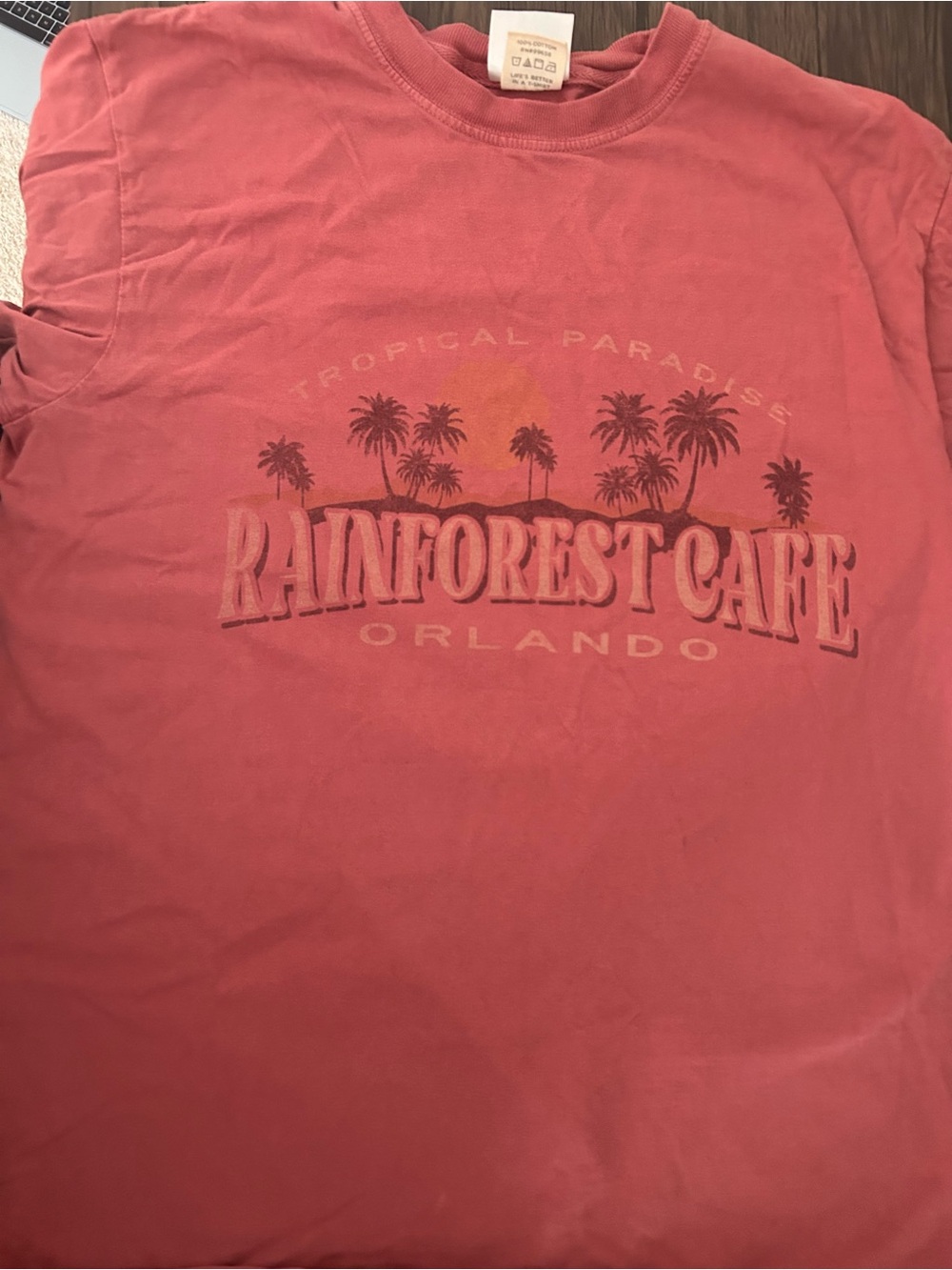 RAINFOREST CAFE Orlando Coral Graphic Tee